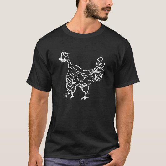Funny Bird Art T-Shirt (Vorderseite)