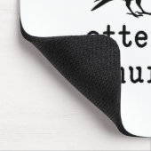 Funny Bird Attempted Murder Crow Tee Mousepad (Ecke)