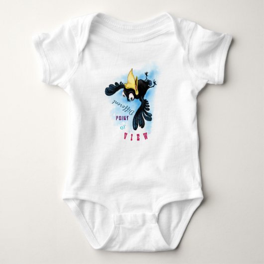 Funny Bird Baby Bodysuit Baby Strampler (Vorderseite)