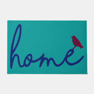 Funny Bird Doormat, Zuhause Lover Mat, farbiger Vo Fußmatte
