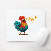 Funny Bird Fcawf Chicken F Caw F Rooster Whisperer Mousepad (Mit Mouse)