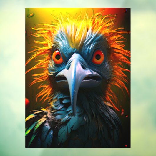 Funny Bird Fensteraufkleber (Blatt 3)