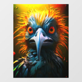 Funny Bird Fensteraufkleber