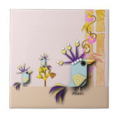 Funny Bird Fliese (Vorderseite)
