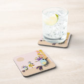 Funny Bird  Getränkeuntersetzer (Rechte Seite)