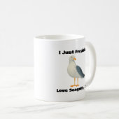 Funny Bird Lover Gift, Niedliche Seagull Tasse für (VorderseiteRechts)