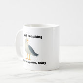 Funny Bird Lover Gift, Niedliche Seagull Tasse für (Vorderseite Links)