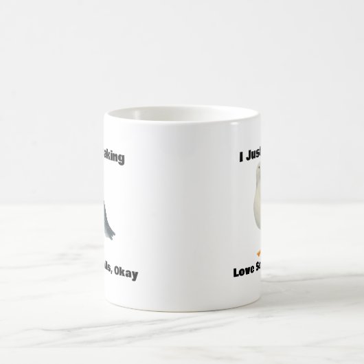 Funny Bird Lover Gift, Niedliche Seagull Tasse für (Mittel)