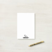Funny Bird Lover Post-it Klebezettel (Auf Schreibtisch)