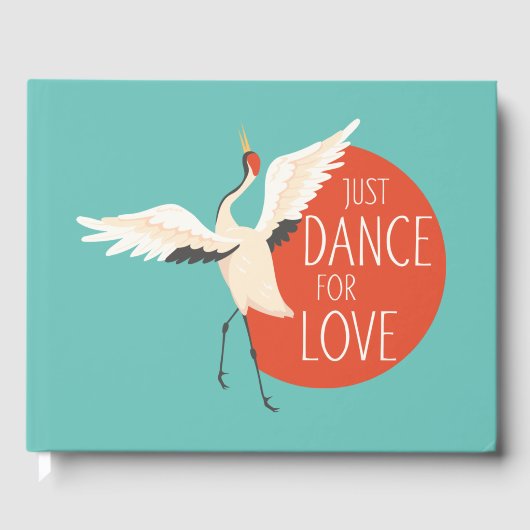 Funny Bird Message - Just Dance for Liebe 1 Gästebuch (Vorderseite)