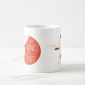 Funny Bird Message - Just Dance for Liebe 1 Kaffeetasse (Mittel)