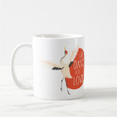 Funny Bird Message - Just Dance for Liebe 1 Kaffeetasse (Links)