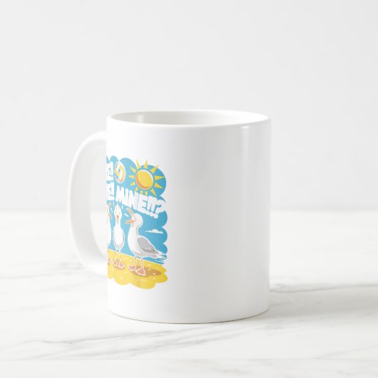Funny Bird Pielen Volleyball Mine Game Day Vibes Kaffeetasse (Vorderseite Links)