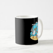 Funny Bird Playing Volleyball Mine Game Day Vibes  Kaffeetasse (VorderseiteRechts)