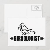 Funny Bird Postkarte (Vorne/Hinten)