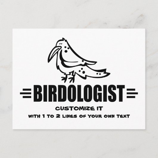 Funny Bird Postkarte (Vorderseite)