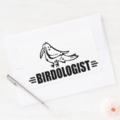 Funny Bird Rechteckiger Aufkleber (Umschlag)