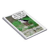 FUNNY BIRD SHORD Card oder Geschenk Notizblock (Rechte Seite)