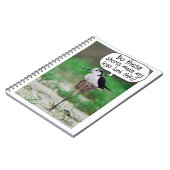 FUNNY BIRD SHORD Card oder Geschenk Notizblock (Linke Seite)
