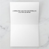 Funny Bird und Marine Iguana zum Geburtstag Karte (Innenseite)