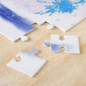 Funny Bird - Wasserfarbe - Niedlich Puzzle (Seite)