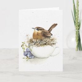 Funny Bird wird ältere Happy Birthday Card Karte