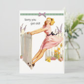 Funny Birday Card für sie (Stehend Vorderseite)