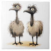 funny birds background fliese (Vorderseite)