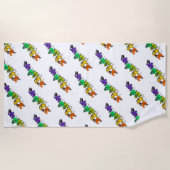 Funny Birds Beach Handtuch (Vorderseite)