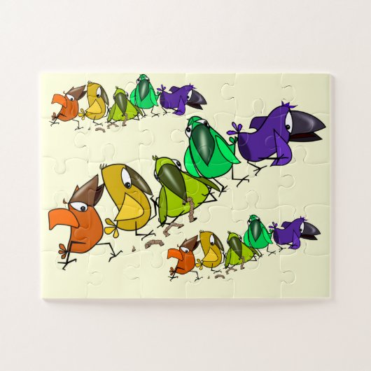 Funny Birds Jigsaw Puzzle (Horizontal)
