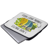 Funny Birds Laptop Sleeve (Vorne Knopf)