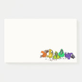Funny Birds Post-it® Notes Post-it Klebezettel (Vorderseite)