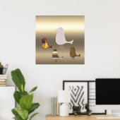 Funny Birds Poster (Heimbüro)