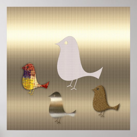 Funny Birds Poster (Vorne)