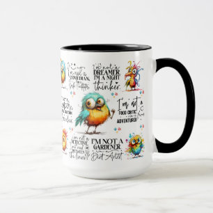 Funny Birds Quotes Tasse