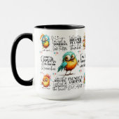 Funny Birds Quotes Tasse (Links)