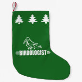 Funny Birdwatcher Kleiner Weihnachtsstrumpf (Vorderseite)