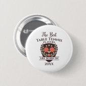 Funny Birth Year Birthday Name Table Tennis Button (Vorne & Hinten)