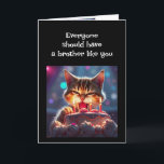 Funny Birthday Brother Dog Animal Spaß Karte<br><div class="desc">Jeder sollte einen Bruder wie dich haben. Ich verstehe nicht,  warum ich der Einzige sein muss,  der leidet</div>