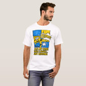 Funny Birthday Cake Platsch-Minion Humorvoll T-Shirt (Vorne ganz)