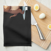 Funny Birthday Cake with Sloth Costume for Boys an Geschirrtuch (Viertel Falte)