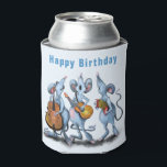Funny Birthday Can Cooler mit Mouse Music Band Dosenkühler<br><div class="desc">Funny Romantic Mouse Band - Cartoon Animal Zeichnend Mouses Liebe Musik - Wählen / Fügen Sie Ihren einzigartigen Text / Name / Farbe - Ihr spezifisches Geschenk machen - Neu vergrössern und verschieben oder entfernen und hinzufügen / Elemente / Text mit Anpassungstool ! - Zeichn und Design von MIGNED. Sie...</div>