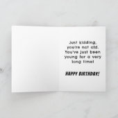 Funny Birthday Card Alter Karte (Innenseite)
