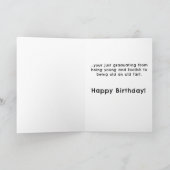 Funny Birthday Card Alter Karte (Innenseite)