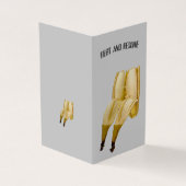 FUNNY BIRTHDAY CARD BANANA GREETING (Vorderseite)