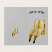 FUNNY BIRTHDAY CARD BANANA GREETING (Außenseite Aufgefaltet)