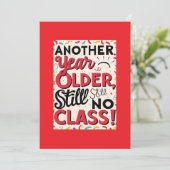 Funny Birthday Card Einladung (Stehend Vorderseite)