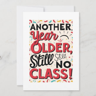 Funny Birthday Card Einladung