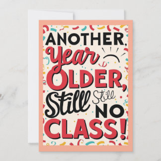 Funny Birthday Card Einladung