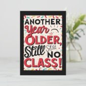 Funny Birthday Card Einladung (Stehend Vorderseite)